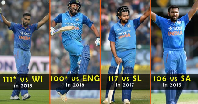 best T20I ton scored by Rohit Sharma