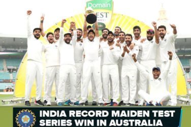 India record Maiden test series win in australia