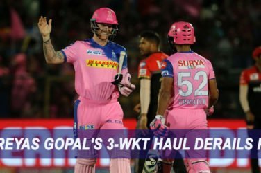 IPL 2019 Match Report M14 - RR VS RCB
