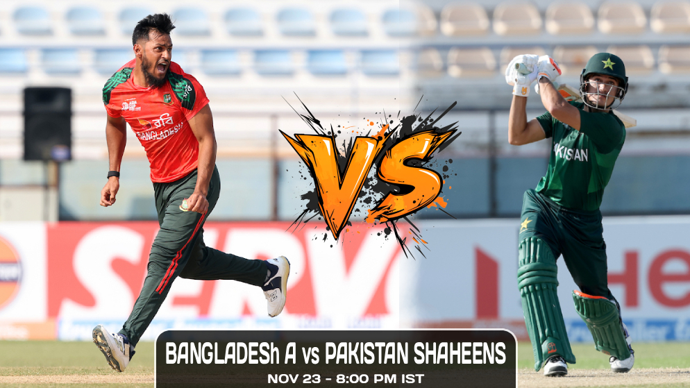 Bangladesh A vs Pakistan A
