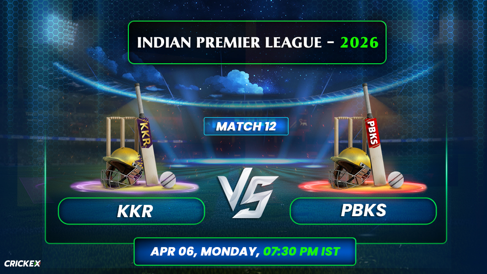 KKR vs PBKS 12th Match IPL 2026 Match Preview